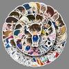 50 Detective Conan Q Version Stickers - Anime Decorative Stickers for Notebooks, Planners, and Cards