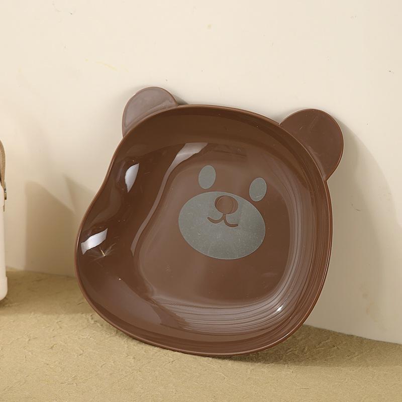 

1 шт., милый медведь, поднос для хранения еды, тарелка для закусок с сухофруктами, сервировочное блюдо для вечеринки, блюдо для конфет, кондитерских изделий, орехов коричневый