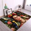 Vintage Künstler F-Frida K-Kahlo Fußmatte Kinderzimmer Schlafzimmer Dekoration Balkon Anti-Rutsch-Fußmatte Wohnzimmer Fußmatte Teppich
