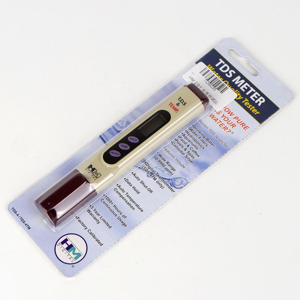 

TDS Meter Pen Digital Water Quality Tester 0-9990ppm Drinking Water Analyzer Monitor Temp TDS Test Aquarium Hydroponics Pools