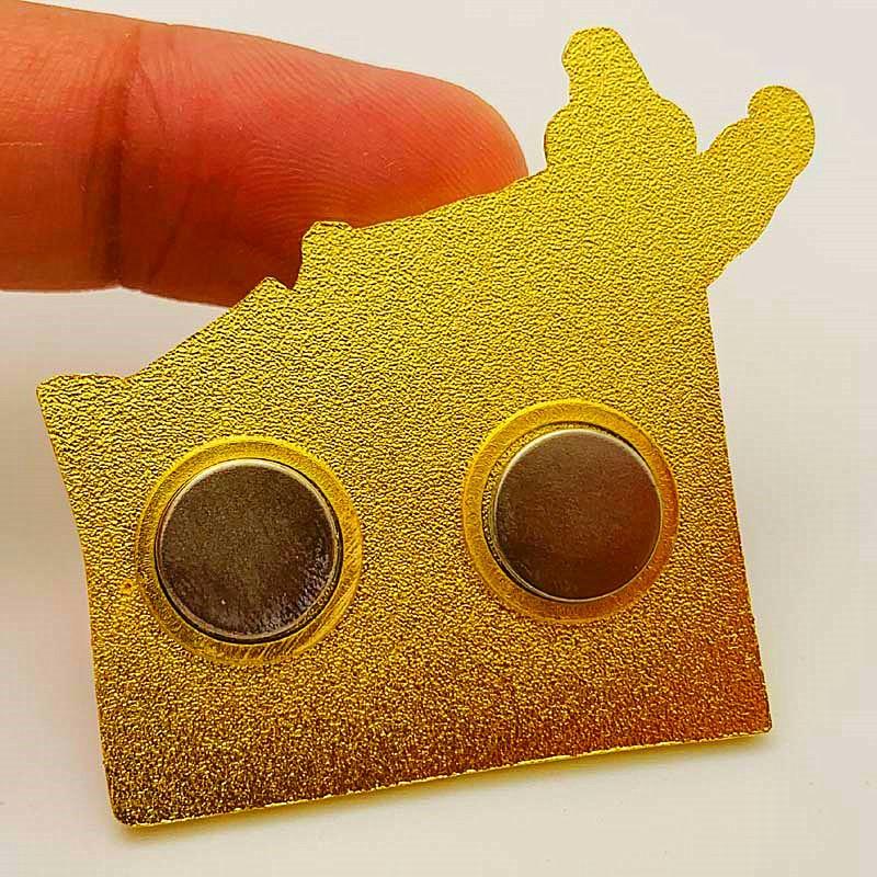 Beijing Tiananmen Square, Tourist Attraction, Shaped Refrigerator Sticker, Metal Gold-plated Commemorative Medal, Craft Magnet Commemorative Coin
