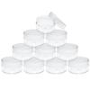 Round Lip Balm 5ml Plastic Cream Accessory Bead and Nail Small Item Cosmetic Refill Convenient for Business and Home Small, Cases, Capacity, 10-piece