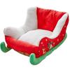 Cozy Christmas Sleigh Bed for Pets: Winter Warmth, Deep Sleep, Soft, Safe, Removable & Washable.