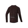 Nike Logo Reflective Design Gradient Ribbed Crew Neck Long Sleeve T-Shirt Men Tops Dark-Brown FB8539-227