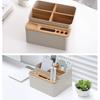 Pen Holder Multi Grid Desktop Replacement ple Style Eyeliner Smart Phone Remote Control Organizer Storage Box