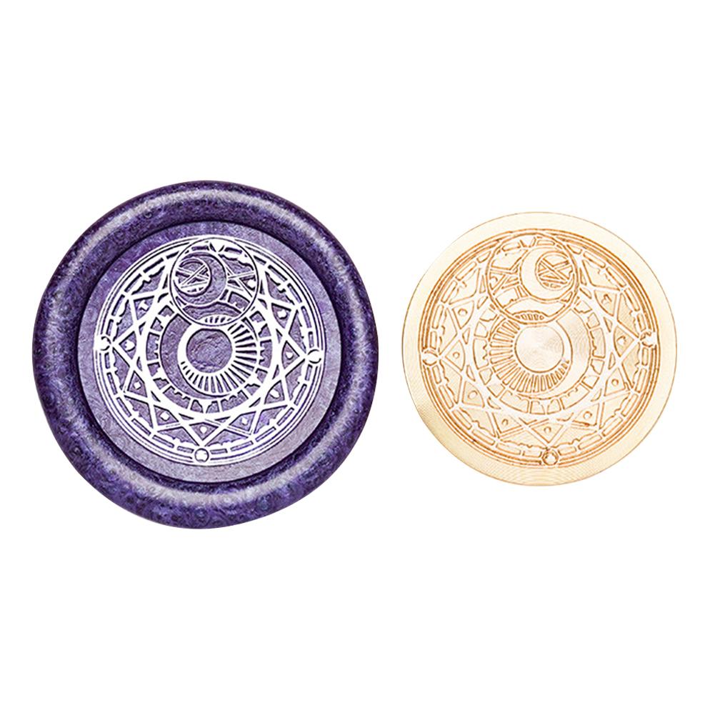 Wax Copper Head Six Pointed Star Series Vintage Craft Sealing Stamp Head For Cards Envelopes Wedding Invitations Gift Packaging