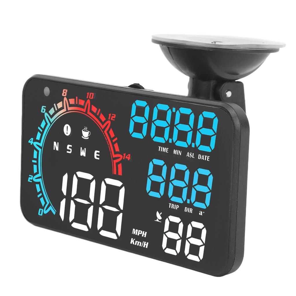 GPS Speedometer Speed Alarm Fatigue Driving Reminder Rugged HD Display HUD Display   for Car