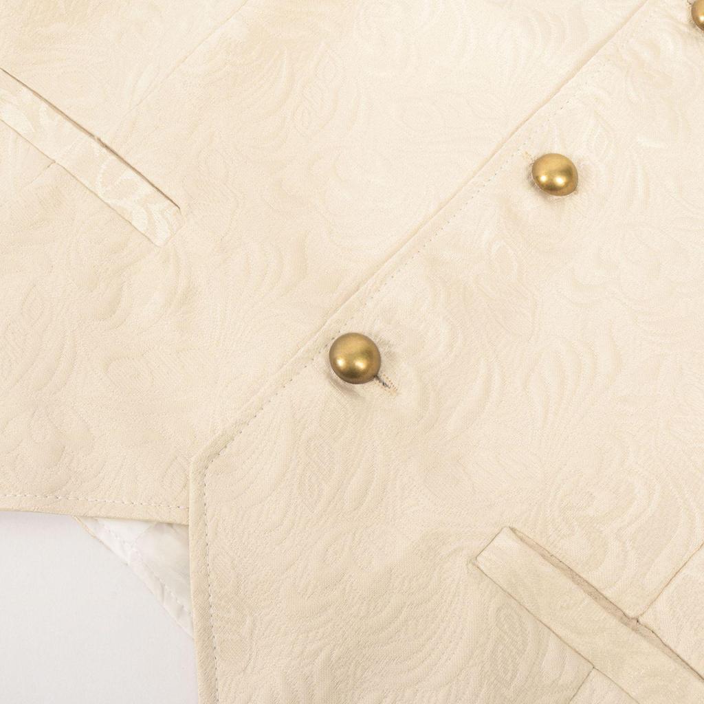 Gilet court rétro médiéval pour homme pour Halloween