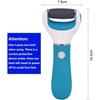 Foot Scrubber Electric Callus Remover Rechargeable Foot File Hard Skin Remover Pedicure Tools Electronic Callus kit for Cracked Heels and Dead Skin