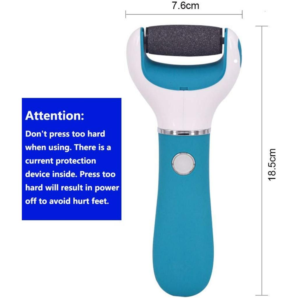 Foot Scrubber Electric Callus Remover Rechargeable Foot File Hard Skin Remover Pedicure Tools Electronic Callus kit for Cracked Heels and Dead Skin