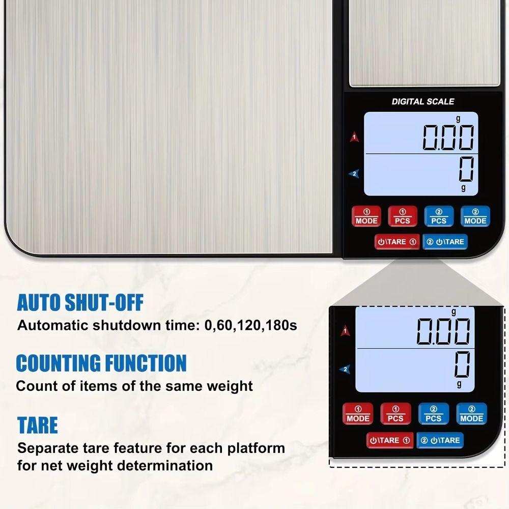 Household Digital Coffee Scale LCD Display Screen Cooking Scale  For Cooking Baking
