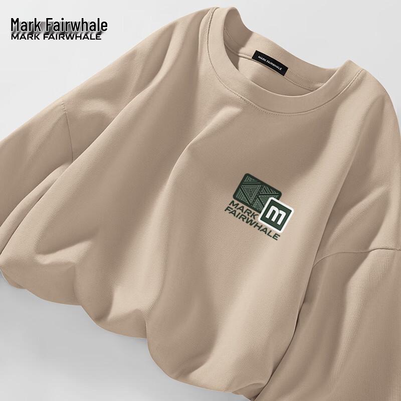 Mark Fairwhale Men s Long-Sleeve Pure Cotton Round-Neck T-shirt M