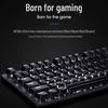 GK100F Mechanical Blue Switch Keyboard - USB Wired for Business, Home, & Gaming