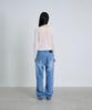 Deoaeteus Alpaca Wool Sheer Boatneck Pullover_Ivory