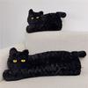 Creative Cartoon Cat Plush Pillow With Embroidered Animal Design For Sofa And Bed Comfort