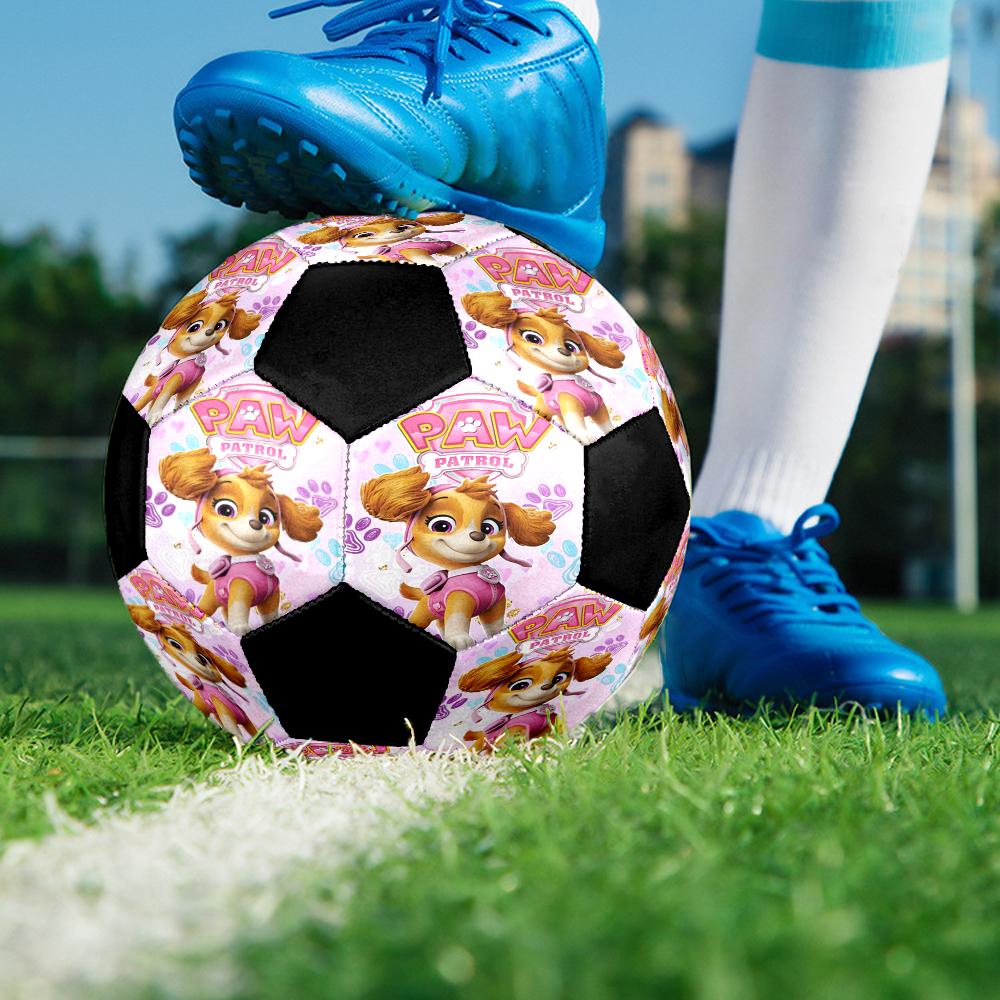PAW Patrol Theme Size 5 Soccer Ball, Suitable for Both Indoor and Outdoor Matches, a Gift Suitable for Everyone.