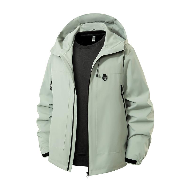 Single Jacket, Submachine Jacket, Fashionable Sports and Leisure Outdoor Warm, Windproof and Waterproof Jacket