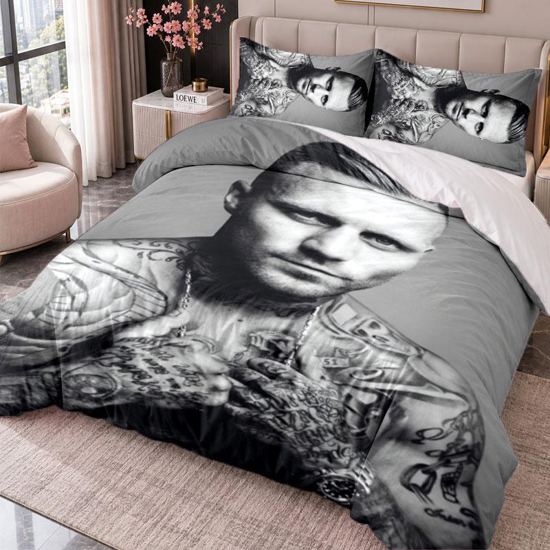 Kontra K 3Pcs Bedding Set Duvet Cover With Two Pillowcases For Bedroom Home Decoration
