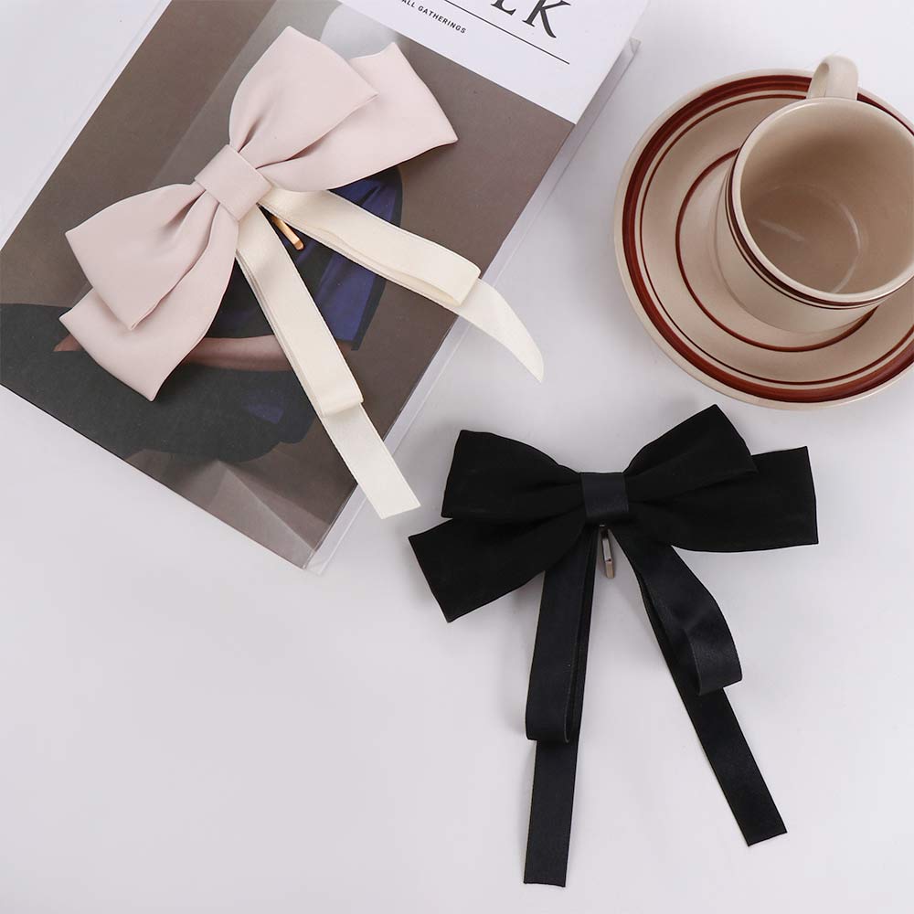 Tassel Bow Hair Hook For Girls Women Hair Clips Korean Barrettes Hairpins Ponytail Holder Buckle
