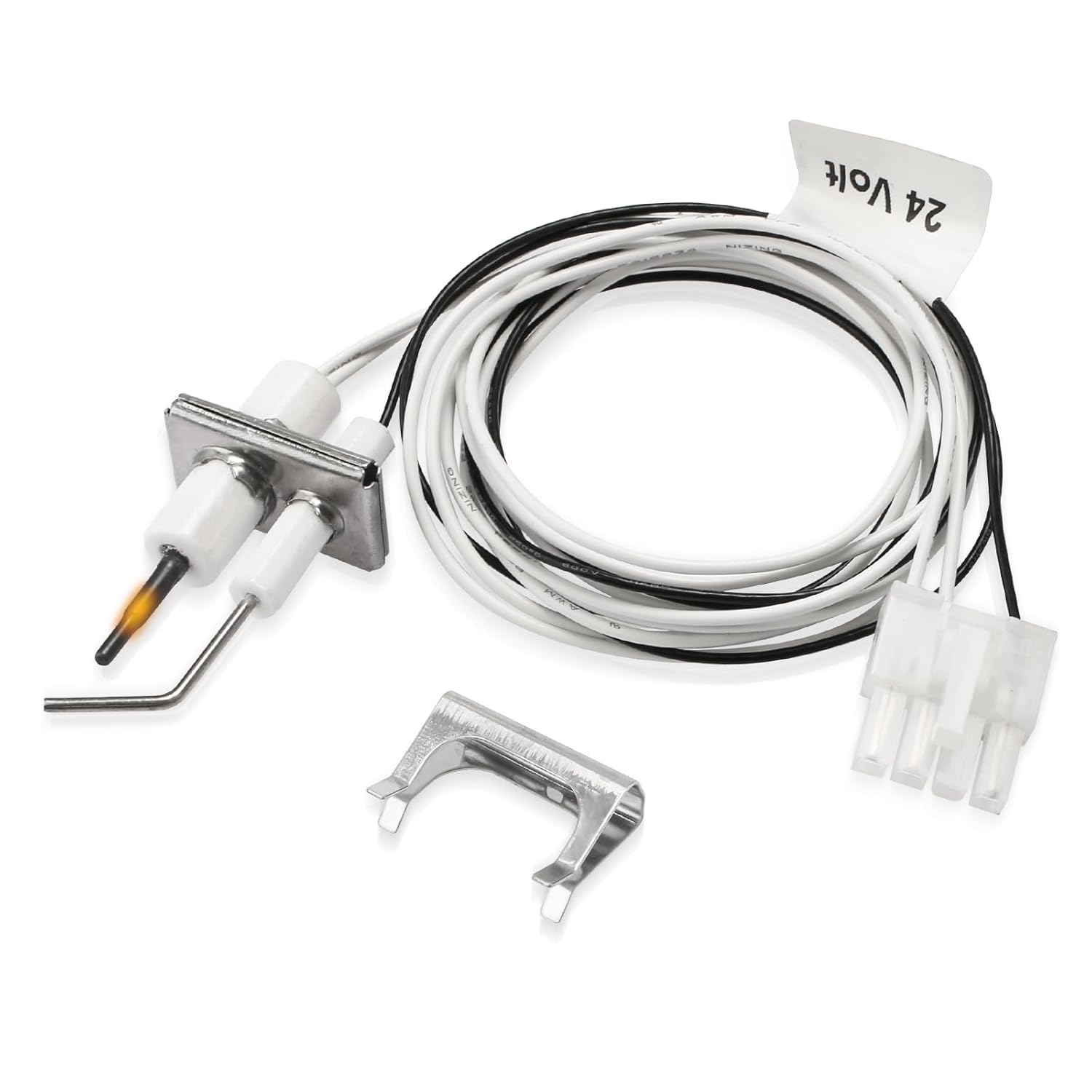 Q3400A1024/U Сборка запальника-электрода розжига Замена для моделей Honeywell Q3450 Q3620 Q3480 R42640-001, Керамический (нитрид кремния) запальник печи Замена SV9500M