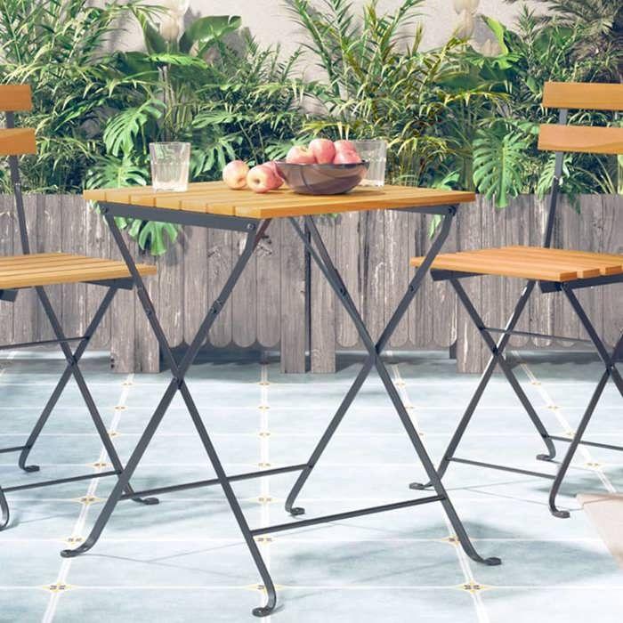 Maison Exclusive - Table de bistro 55x54x71 cm Bois d'acacia massif