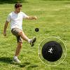 Plush Soccer Style Footbag Durable Soft Kicking Ball for Indoor Outdoor Exercise Play Activities