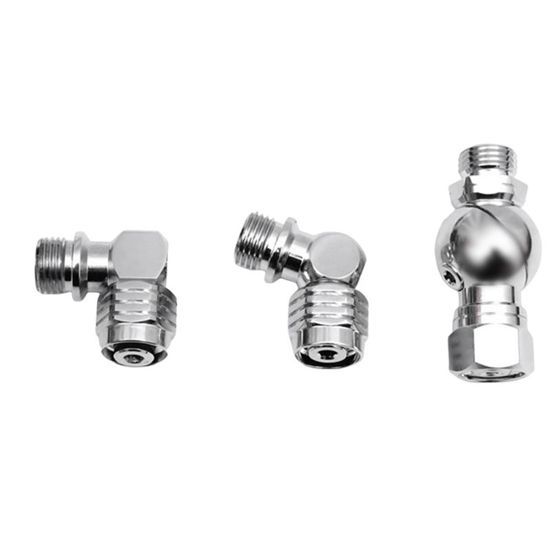 2X 110 Degree Swivel Hose Adapter For 2Nd Stage Scuba Diving Regulator Connector Dive Accessories