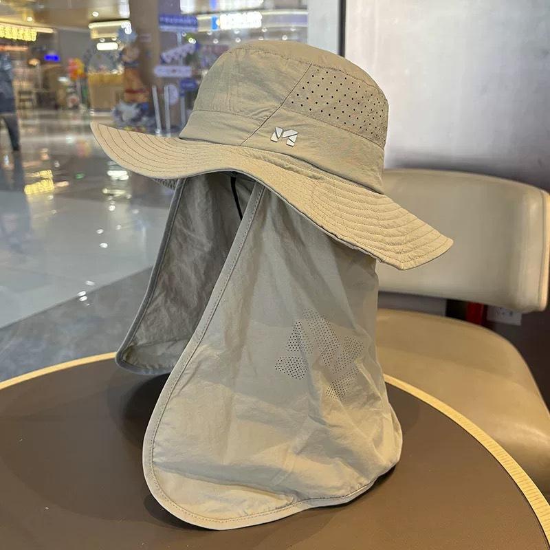 Outdoor Neck Protection Sun Protection Hat Mountaineering Hat Men and Women Summer Mountaineering Sun Protection Hat Trendy Riding Ultraviolet Sun Hat