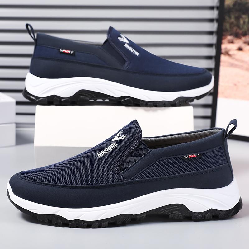 Men Summer Casual Outdoor Sports Shoes Breathable Comfortable NonSlip Casual Orthopedic Travel Plimsolls Non Slip Activity Hiking Walking