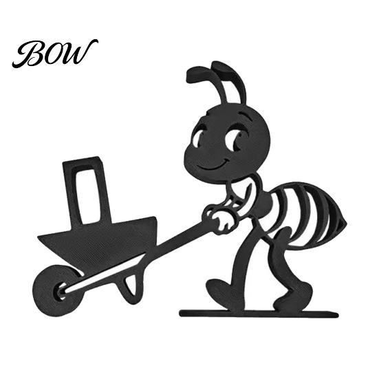Decorative Figurine for Home 3D Printed Ant Paper Roll Holder, Towel Artistic Kitchen Tissue Stand Creative Tabletop Display Rack Decor Accents