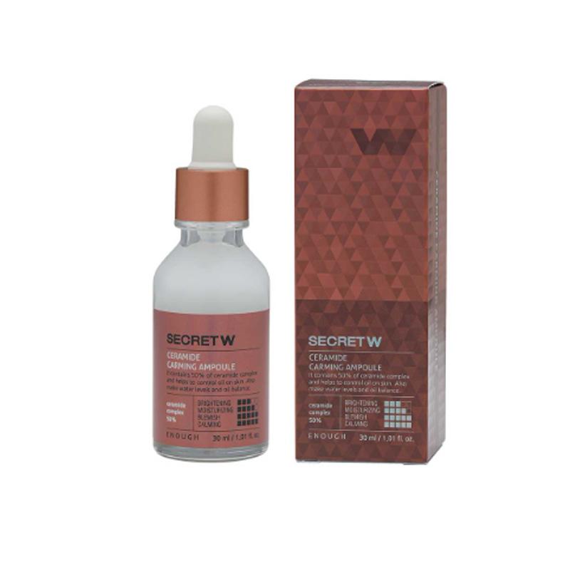 ENOUGH 5 types de secrets avec série d'ampoules pour éclaircir/carming/peptide/hyaluronique/soin des pores 30 ml (20 Options)