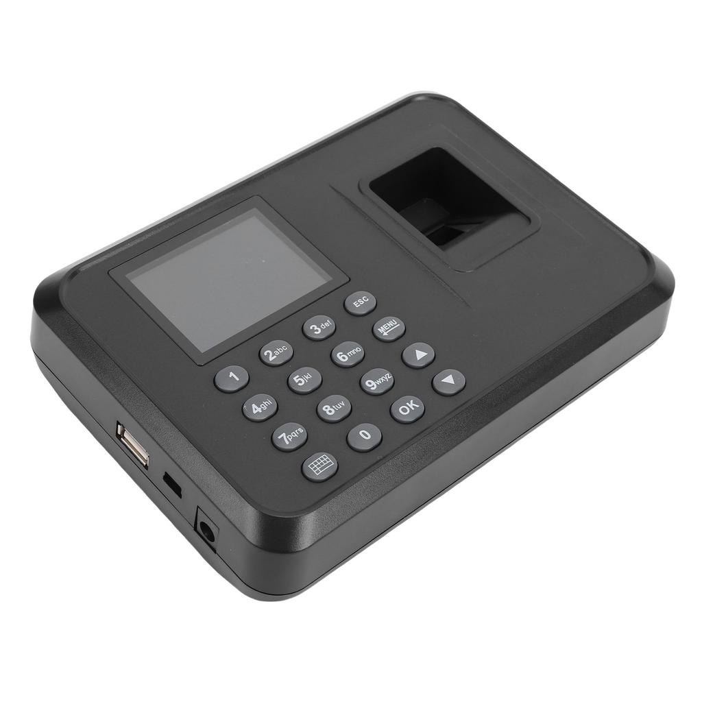 Employees Time Clock 2 In 1 Fingerprint Password In Out Machine Attendance Punch Recorder Tracker for Small Business US