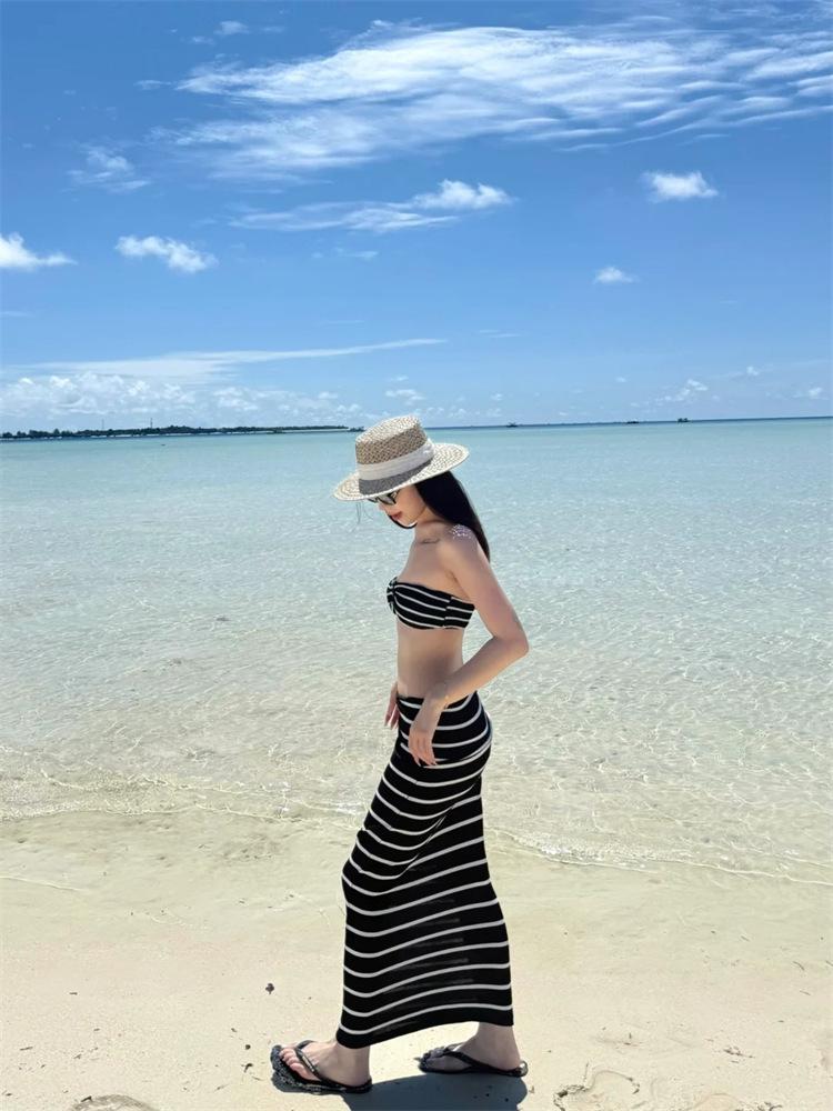 2026 Summer Sexy Striped Bikini Set for Women: High-Quality Beachwear