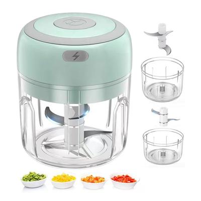 Şarj Edilebilir Sarımsak Doğrayıcı 100/250ml Mini Mutfak Robotu Sebzeler Meyveler Kuruyemişler Et için