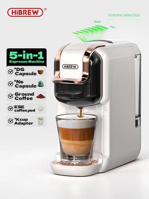 HiBREW Macchina da Caffè Multi-sistema H2B 5-in-1 20Bar Caldo Freddo Espresso