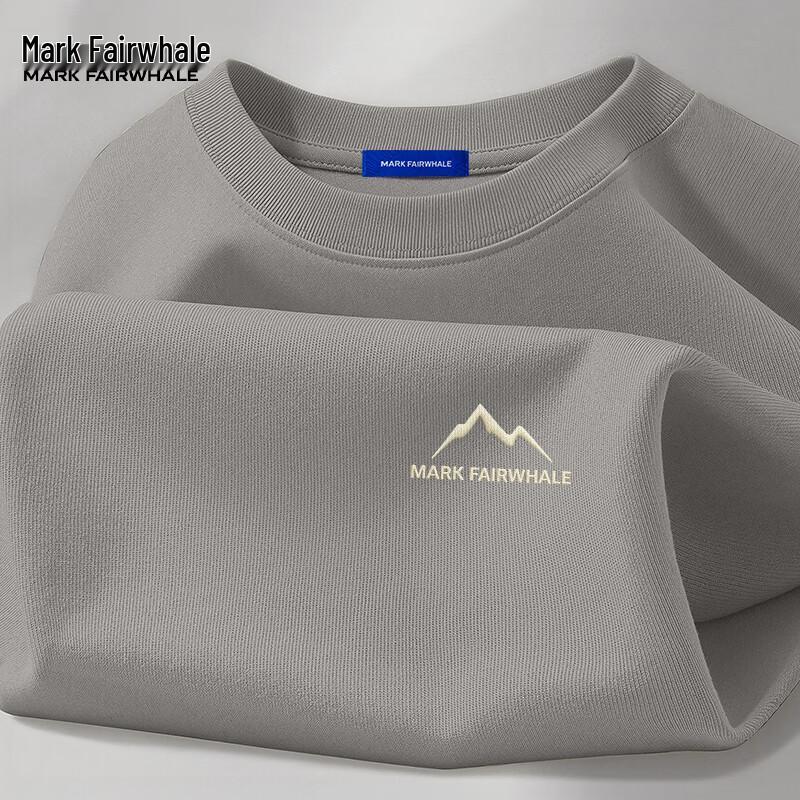 Mark Fairwhale Men's Heavyweight Pure Cotton Long-Sleeve T-Shirt