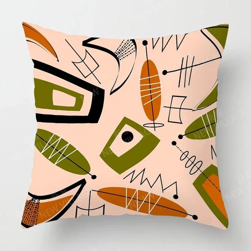 Nordic Fall Home Decor Autumn Throw Pillow Case Sofa Cushion Cover Modern   X   X Geometry