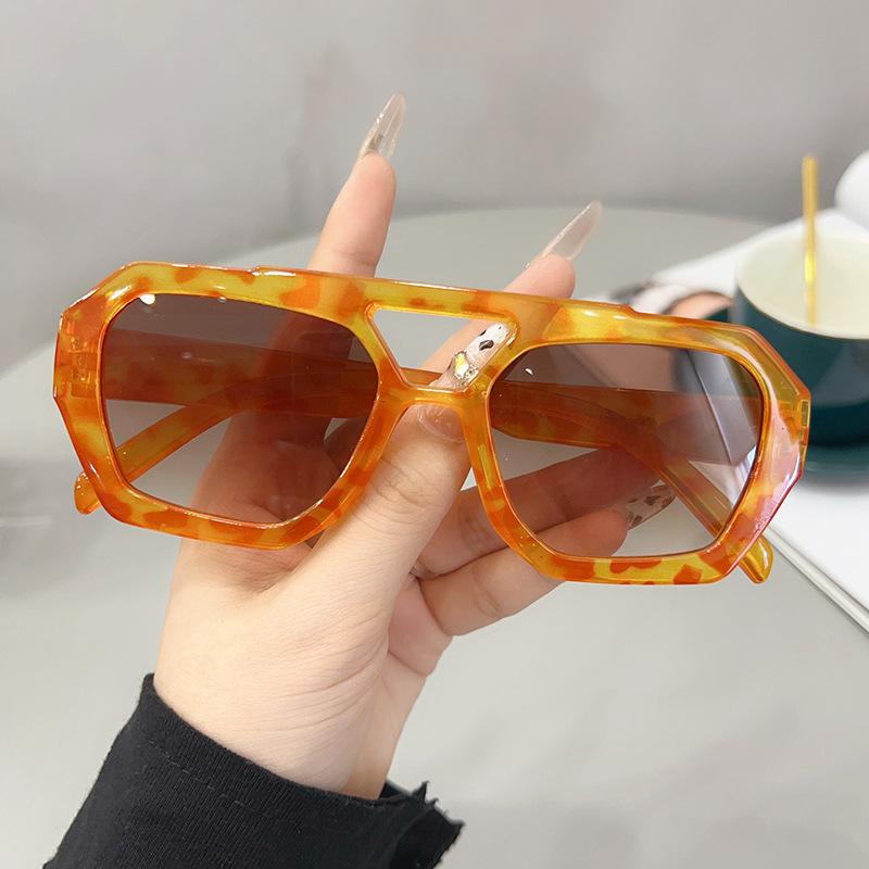 

JYL TS Tea Lens Sunglasses Women UV Protection Multi-face Shapes 97190 A-8601 багаті кармін кольору