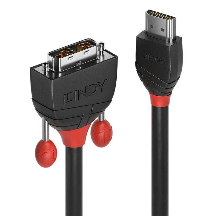 LINDY Câble HDMI Vers DVI-D - Black Line - 10m