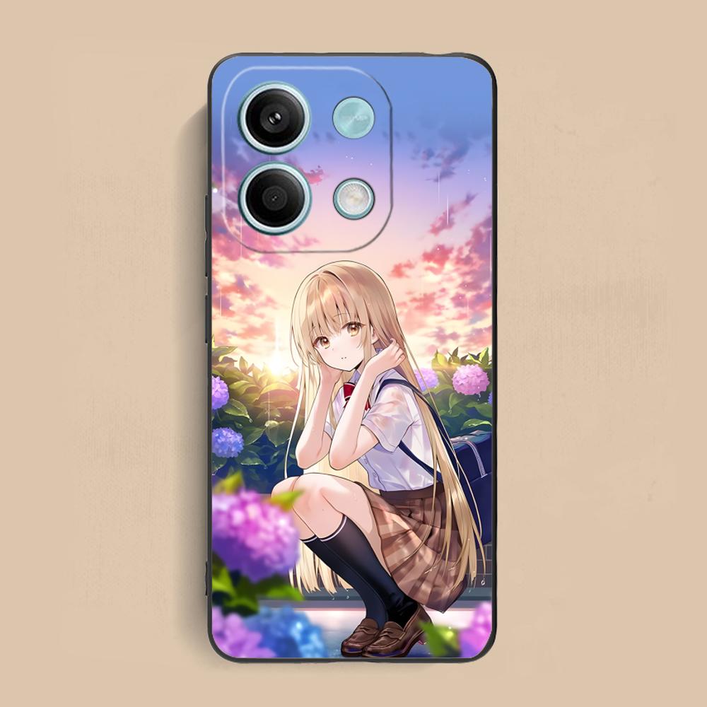 

Angel Mahiru Shina Phone Case for Xiaomi Redmi 15 14 13 12 A5 3 2 1 C Plus 4G 5G Soft TPU Shockproof Cover Redmi A1+