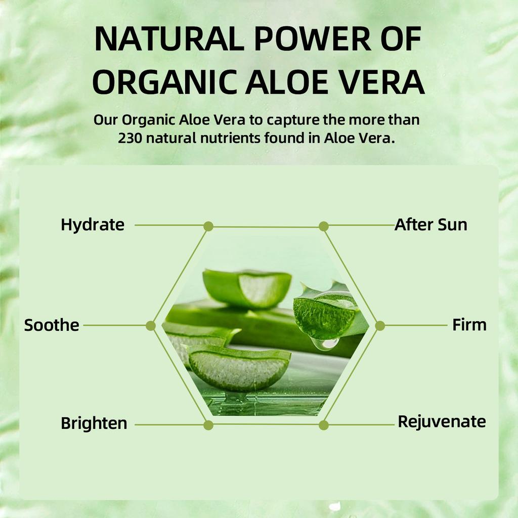 Pressed Jar 98% Aloe Vera Cream 50ml Mooth Delicate Radiant and Translucent Rapid Absorption of Skin Retinol Anti Aging Serum