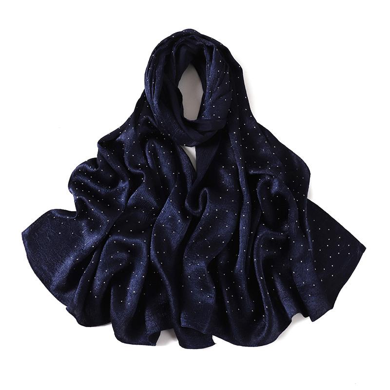 Muslim Chiffon Solid Color Hijab Scarf For Women Hijabs Scarves Squane Head Wrap Jersey Hijabs Islamic Turban Headband Shawl