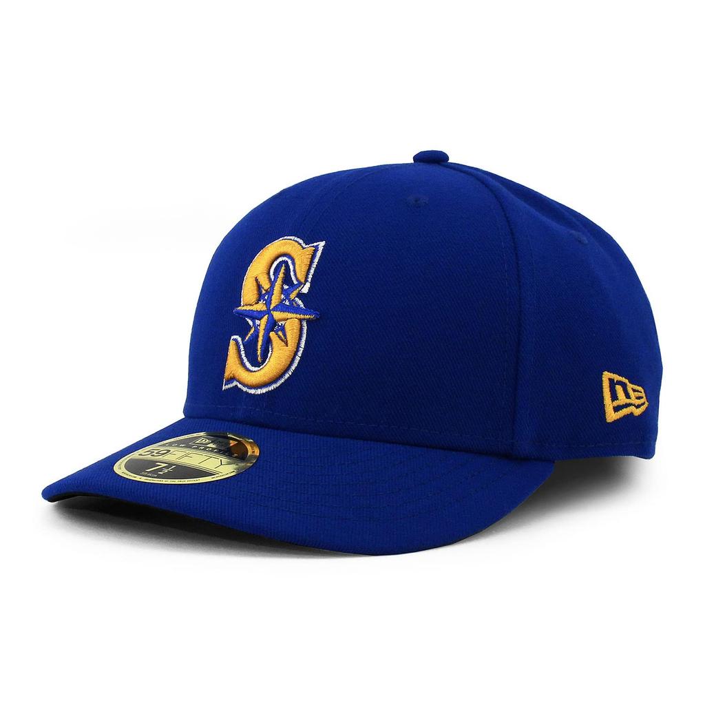 [New Era] 59FIFTY Seattle Mariners [MLB ON-FIELD AUTHENTIC ALT-2 LC LOW-CROWN FITTED CAP LP] SEATTLE MARINERS Hat 5950 (7 (approx. 55.8 cm), Blue)