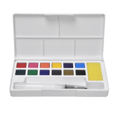 Festes Pigment Kinder Outdoor Skizze Malerei Tragbares Pigment Kit Kunst Supply12 Farben