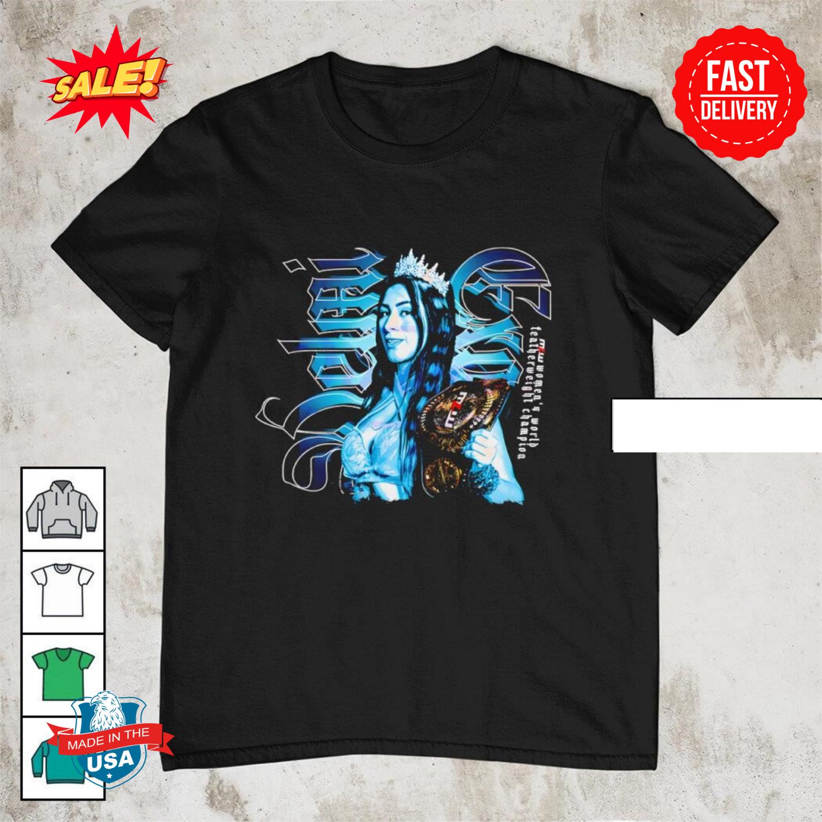 Delmi Exo World Womens Featherweight Champion 2025 shirt XL