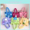 Plush Threeeyed Monster Backpack Stuffed Toy Purse For Girls Stylish Handbag