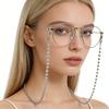 Rhinestone Claw Chain Eyeglass Chain Mask Holder Chain Durable Lightweight Accessory for Glasses and Masks Suitable for Daily Use and Events