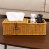 Multifunctional Imitation Vine Tissue Box Breathable Remote Control Storage Box  Restaurant