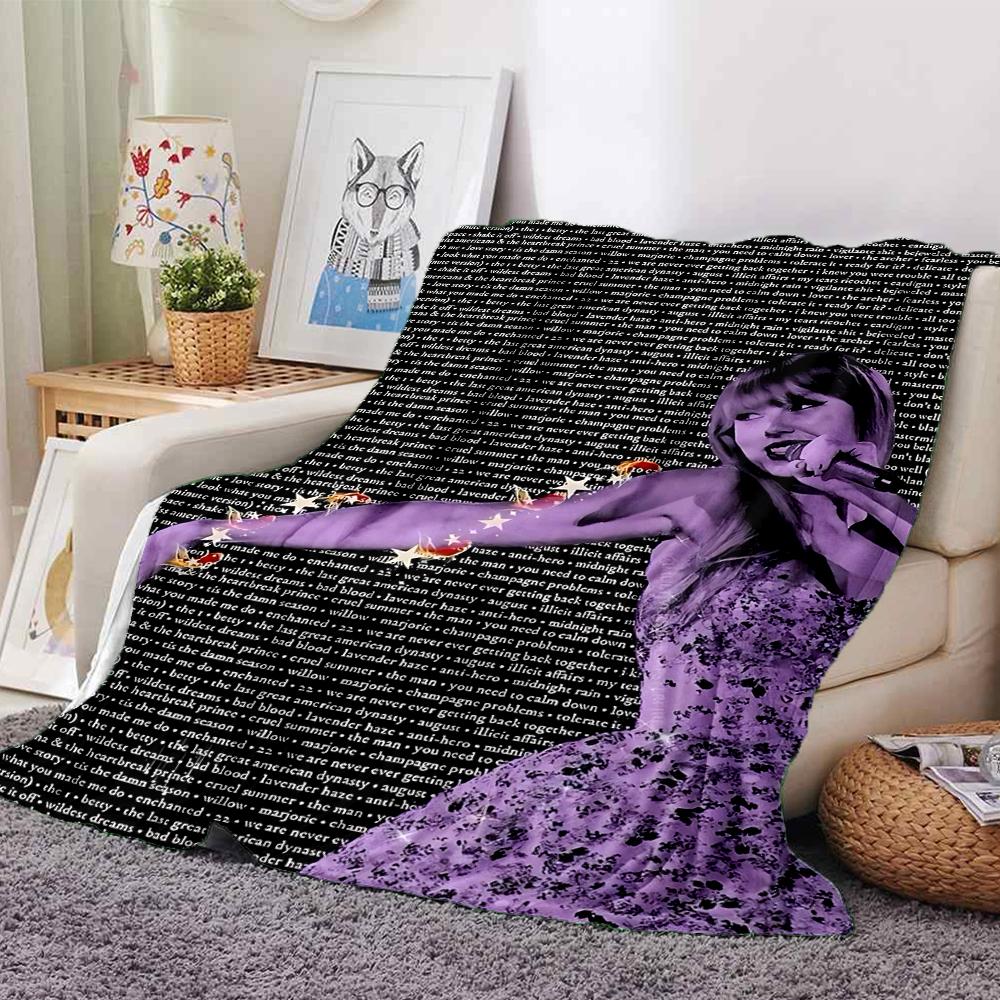 Music Dreams Blanket Soft Throw Blanket For Home Bedroom Bed Sofa Travel Office Solid Christmas Blanket