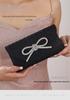 Rhinestone Bow Evening Clutch – Mini Bling Chain Handheld Bag for Women